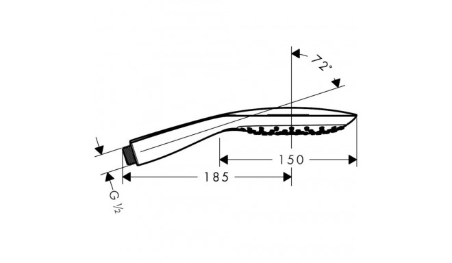 Käsidušš Hansgrohe Raindance Select E 26551000