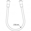 Hose Ideal Standard 1750 mm matt black BE175XG
