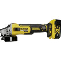 DeWalt DCG 405 P3 cordless angle grinder 18 V 125 mm + 3x batteries 5.0 Ah + charger + TSTAK