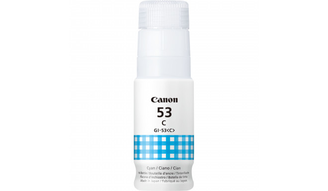 Canon GI-53C Cyan Ink Bottle | Canon GI-53C | Ink refill | Cyan