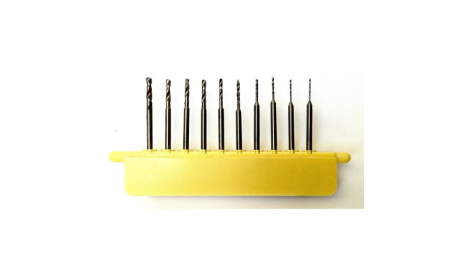 Drill set MINI 0.6-2.3 mm, 10 pcs.