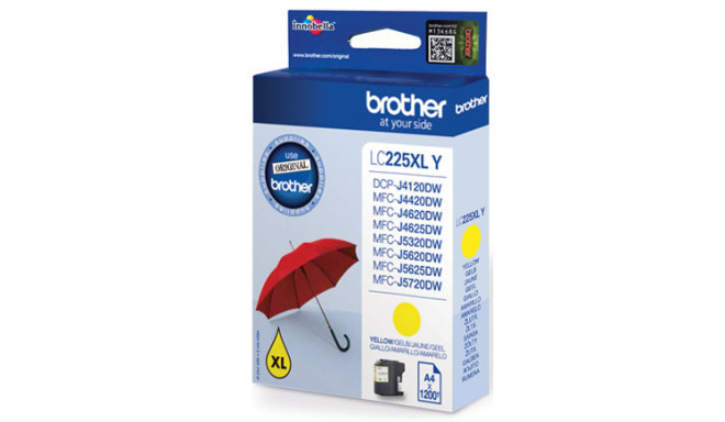 Brother LC225XLY | Ink Cartridge | Yellow