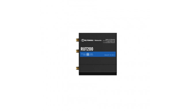 Teltonika RUT200 tööstuslik LTE ruuter 4G/LTE Cat.4, 2x LAN 100Mb/s WiFi 2,4GHz, RMS