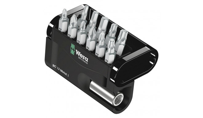 keeratav otsikute komplekt 12 tk WERA Metal 1