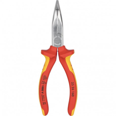KNIPEX 2526 pikendatud kõverate lõugadega elektrikute tangid