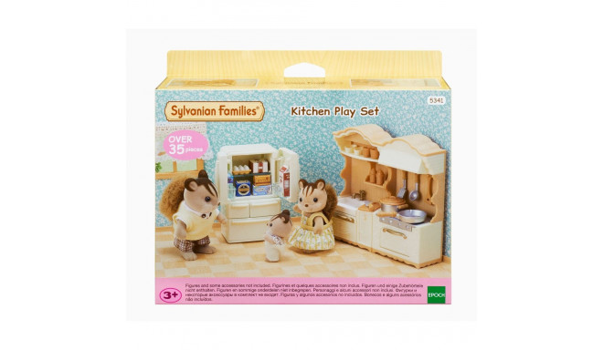 Epoch Sylvanian Families Farmhouse Kitchen with Fridge Figurine