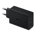 SAMSUNG Power Adapter Trio 65W USB-C 25W USB-C 15W USB-A Black