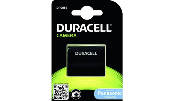 Duracell battery Panasonic CGA-S006 (DR9668)