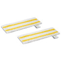 Kärcher Universal floor cloth set EasyFix Mop disposable cloth White, Yellow