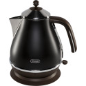 De’Longhi KBOV 2001.BK electric kettle 1.7 L 2000 W Black, Brown