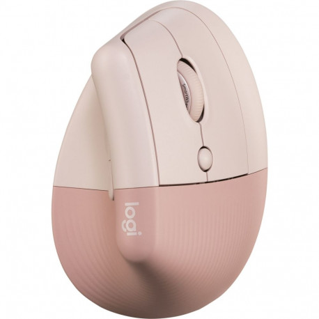 Logitech hiir Lift vertikaalne juhtmevaba, roosa
