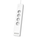 Hama Listwa Zasilająca WiFi 4 gniazda + 4xUSB