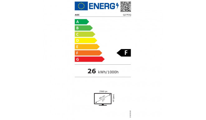 AOC Q27P2Q - 27'' | QHD | IPS | 75Hz