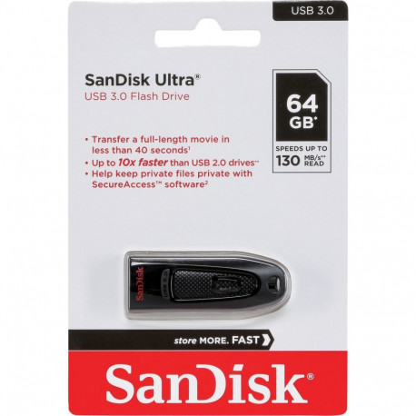SanDisk 64GB Ultra USB 3.0 130 MB/s
