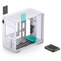 Jonsbo U4 Mini Micro-ATX Case, Tempered Glass - white