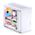 Jonsbo U4 Mini Micro-ATX Case, Tempered Glass - white