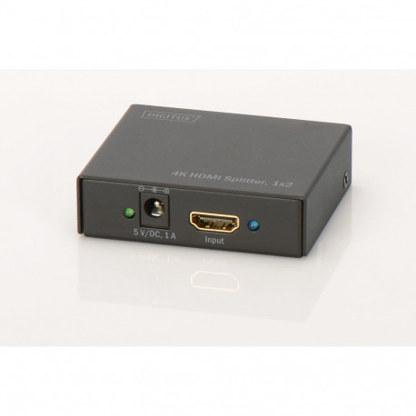 "DIGITUS Splitter HDMI 1x2 4K bis zu 2Monitore schwarz"