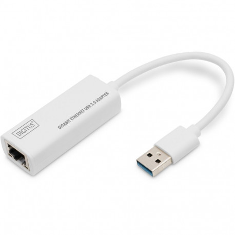"Digitus USB 3.0 > RJ45 (ST-BU) Adapter Schwarz"