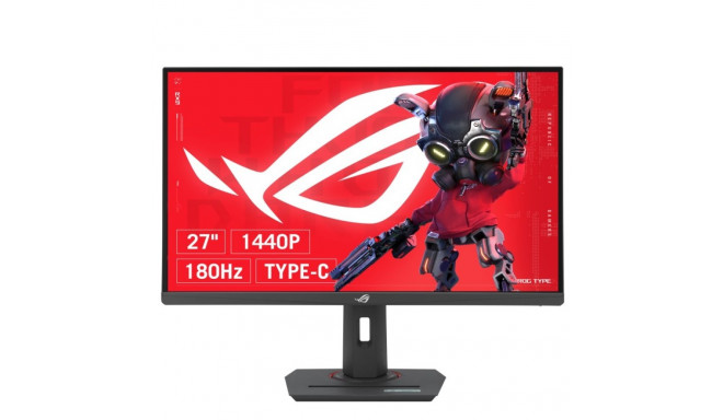 Monitor 27 inch XG27ACS ROG IPS-F 180Hz 1MS/350cd/m2/ HDMI DP PIVOT USB-C H:0-120MM