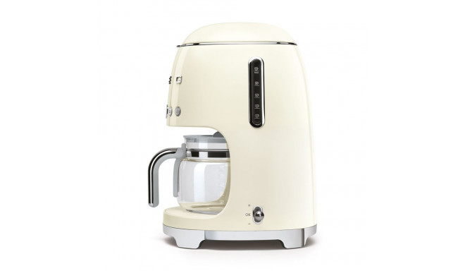 Smeg filtri kohvimasin, 1950ndate stiil, kreem, DCF02CREU