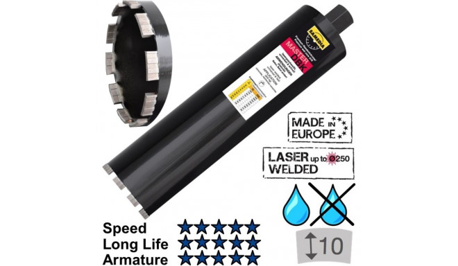 Diamond core bit, DBK 132 x 450 mm, SAMEDIA