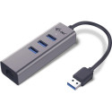 I-TEC USB HUB 1x RJ-45 + 3x USB-A 3.0 (U3METALG3HUB)