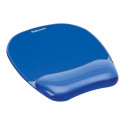Fellowes | Mouse pad with wrist support CRYSTAL | Mouse pad with wrist pillow | 230 x 202 x 32 mm | 