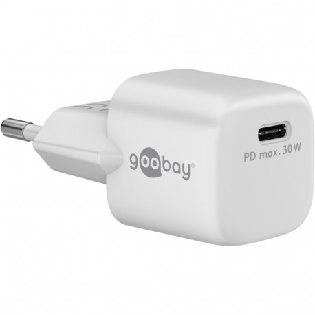 Goobay USB-C PD GaN kiirlaadija Nano (30 W) 59716