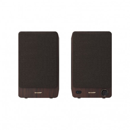 Sharp CP-SS30 pruun riiulikõlarid, Bluetooth, juhtmevaba ühendus, 60 W