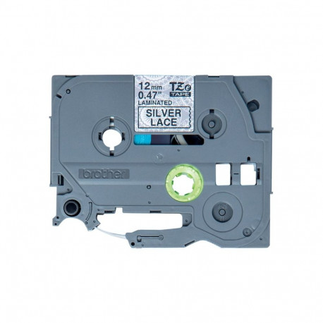 Brother TZe-MPSL31 must hõbedane pitsimustriga TZe