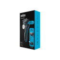 Braun | Shaver | 51-M1200s | Operating time (max) 50 min | Wet & Dry | Black/Mint