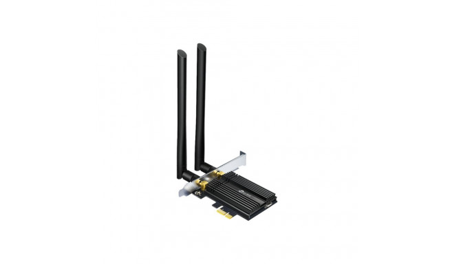 Kahesageduslik | TP-LINK | Archer Wi-Fi 6 Bluetooth 5.0 PCIe Adapter | TX50E | 2.4GHz/5GHz | Antenni