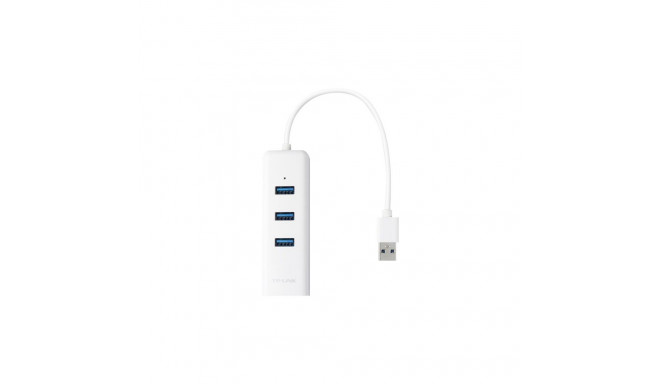 TP-LINK | USB 3.0 3-Porti Jaotur ja Gigabit Ethernet Adapter 2 ühes USB Adapter | UE330