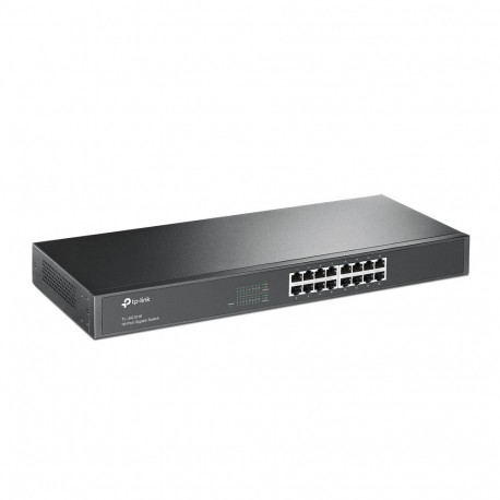 TP-LINK võrgulüliti TL-SG1016, haldamata, racki paigaldatav, 16 Gigabit Etherneti vaskporti
