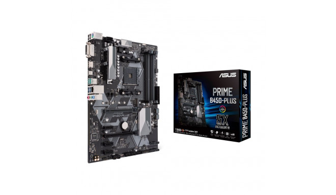 Asus | PRIME B450-PLUS | Processor family AMD | Processor socket AM4 | Memory slots 4 | Number of SA