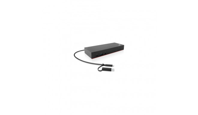Lenovo ThinkPad Hybrid USB-C koos USB-A dokk, max 2 ekraani, USB-C dokk, Ethernet LAN (RJ-45) port 1