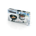 Tristar | Free standing table hob | KP-6245 | Number of burners/cooking zones 2 | Rotary | White | E