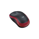 Logitech | Mouse | M185 | Wireless | Red