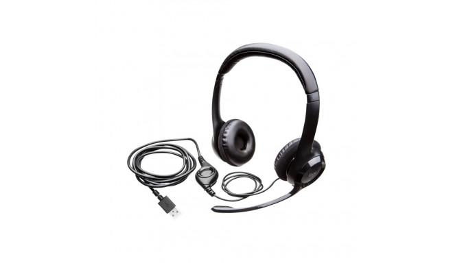 Logitech | Computer headset | H390 | On-Ear Built-in microphone | USB Type-A | Black