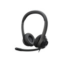 Logitech | Computer headset | H390 | On-Ear Built-in microphone | USB Type-A | Black