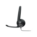 Logitech | Computer headset | H390 | On-Ear Built-in microphone | USB Type-A | Black