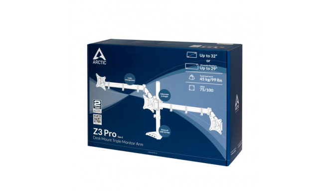 Arctic Z3 Pro Gen 3 Desk Mount Triple Monitor Arm