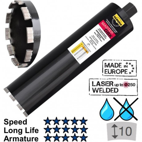 Diamond core bit, DBK 400 x 450 mm, SAMEDIA
