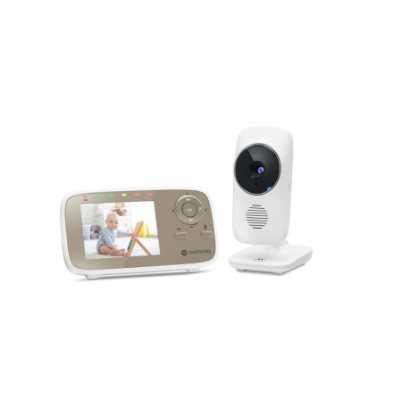 Motorola | Video Baby Monitor | VM483 2.8" | White/Gold