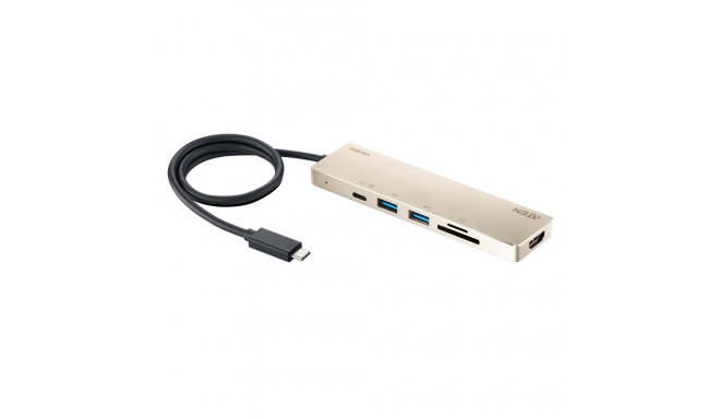 Aten UH3239 USB-C mitme pordiga mini dokk toite läbilaskega