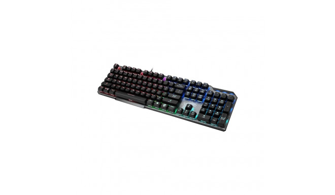 MSI | GK50 Elite | Gaming keyboard | Wired | RGB LED light | US | Black/Silver