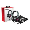 MSI Immerse GH50 Gaming Headset, Wired, Black | MSI | Immerse GH50 | Wired | Gaming Headset | Over-E