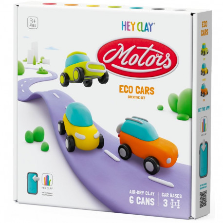 HEY CLAY voolimismass Öko autod ratastega