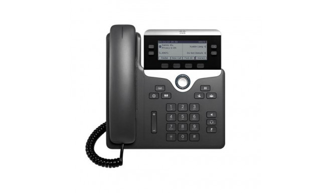 Cisco 7821 IP phone Black, Silver 2 lines