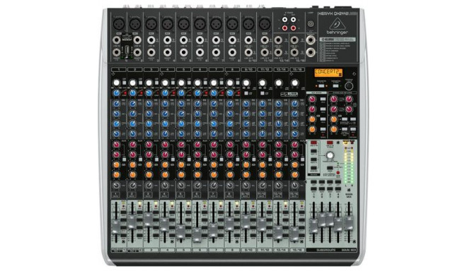 Behringer QX2442USB audio mixer 24 channels